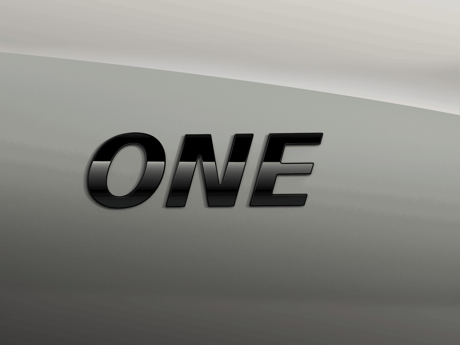 MINI Accessories – MINI designation – piano black
