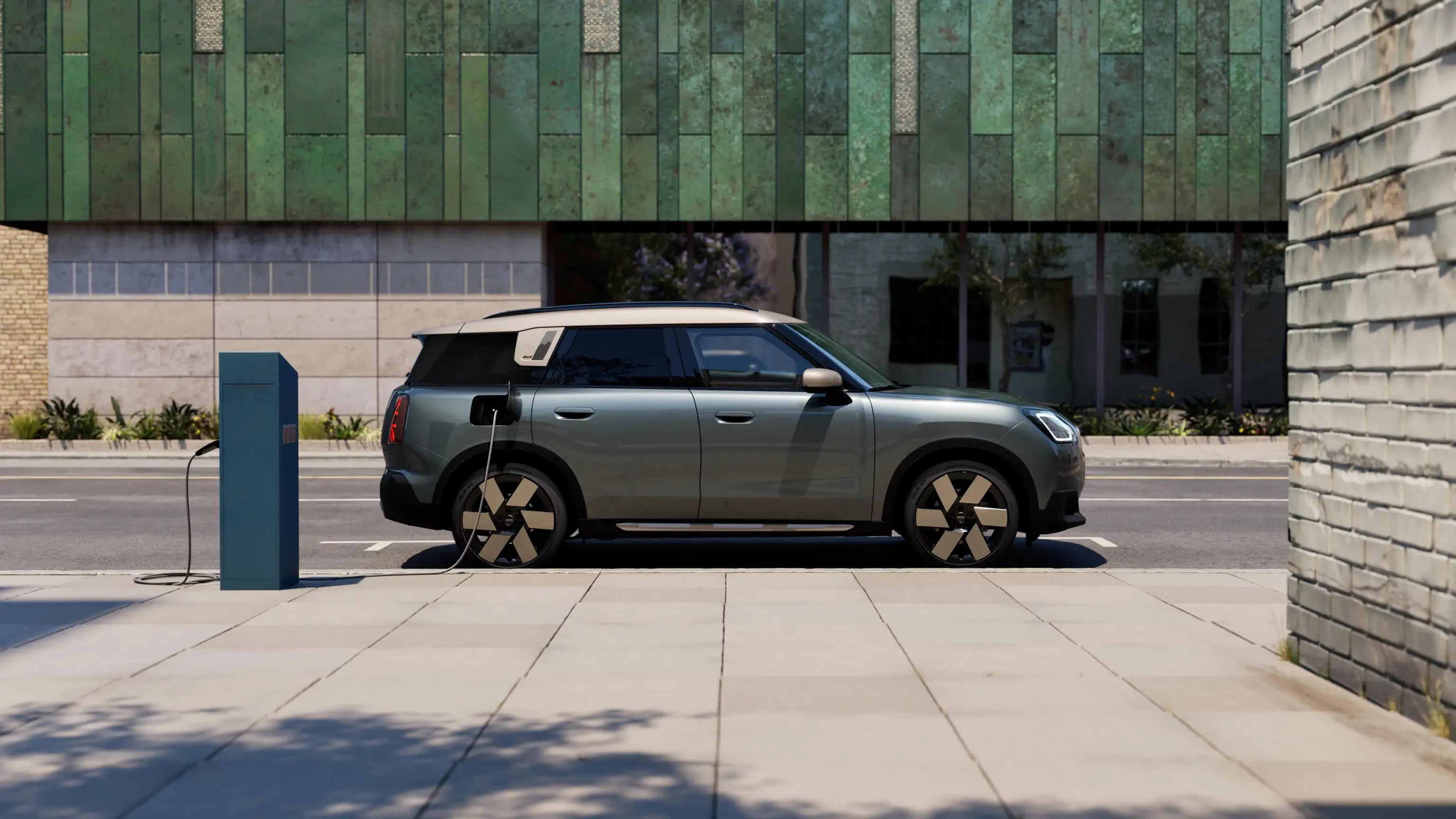All-Electric MINI Countryman - Side view