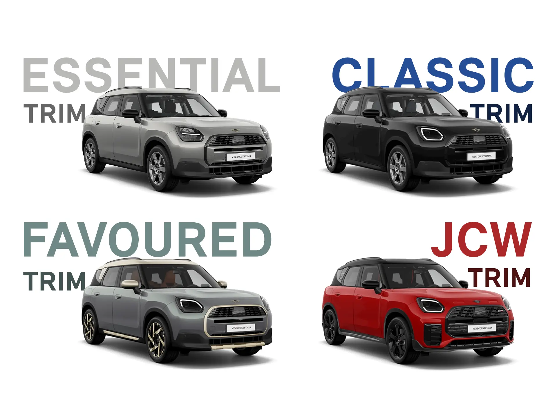 MINI Countryman - TRIM Collage
