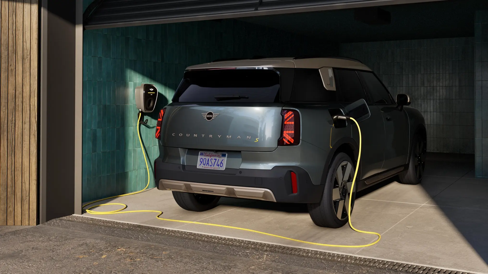 All-electric MINI Countryman - rear view