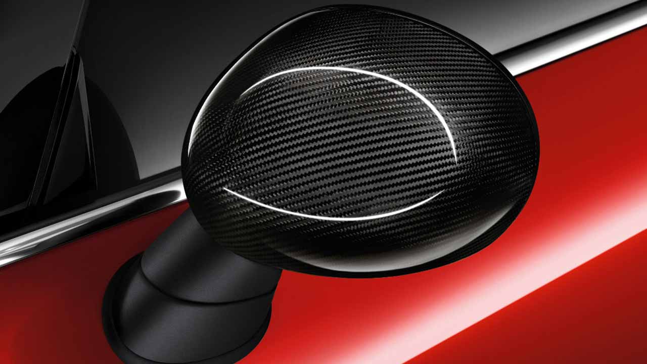 Mini cooper carbon best sale fiber mirror caps