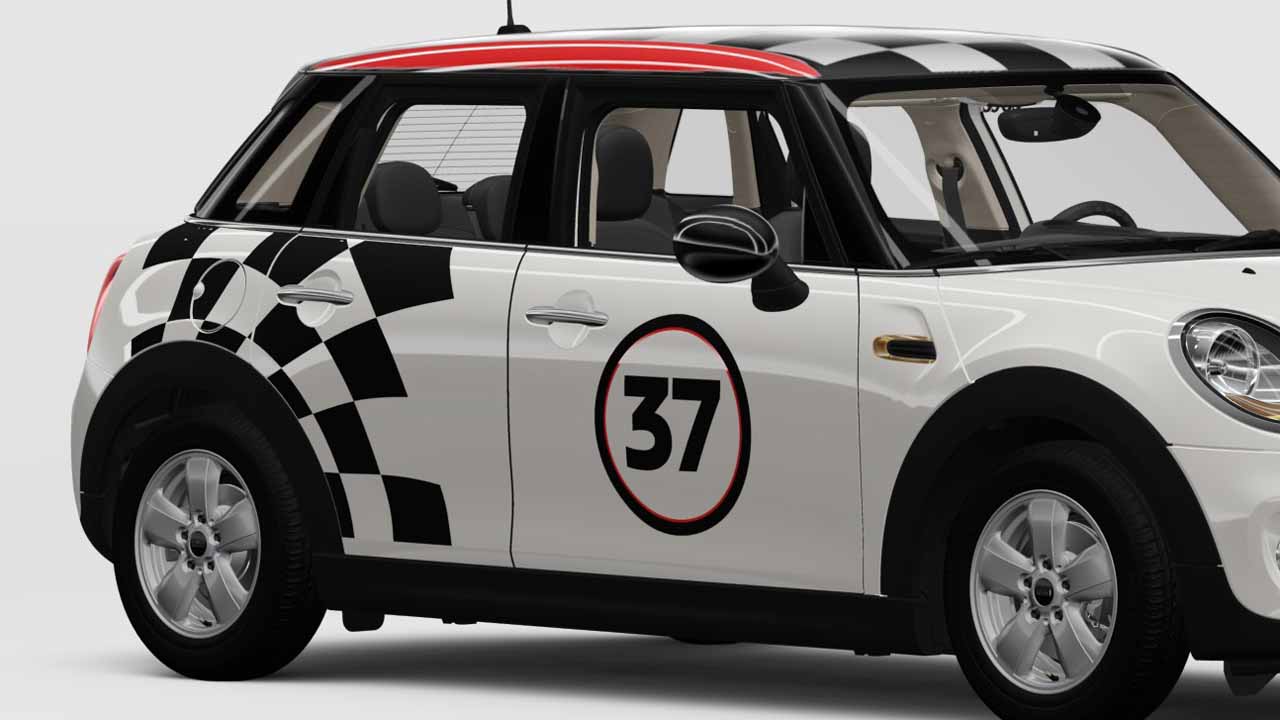Mini cooper decals hot sale and stickers