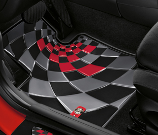 Mini rubber store floor mats