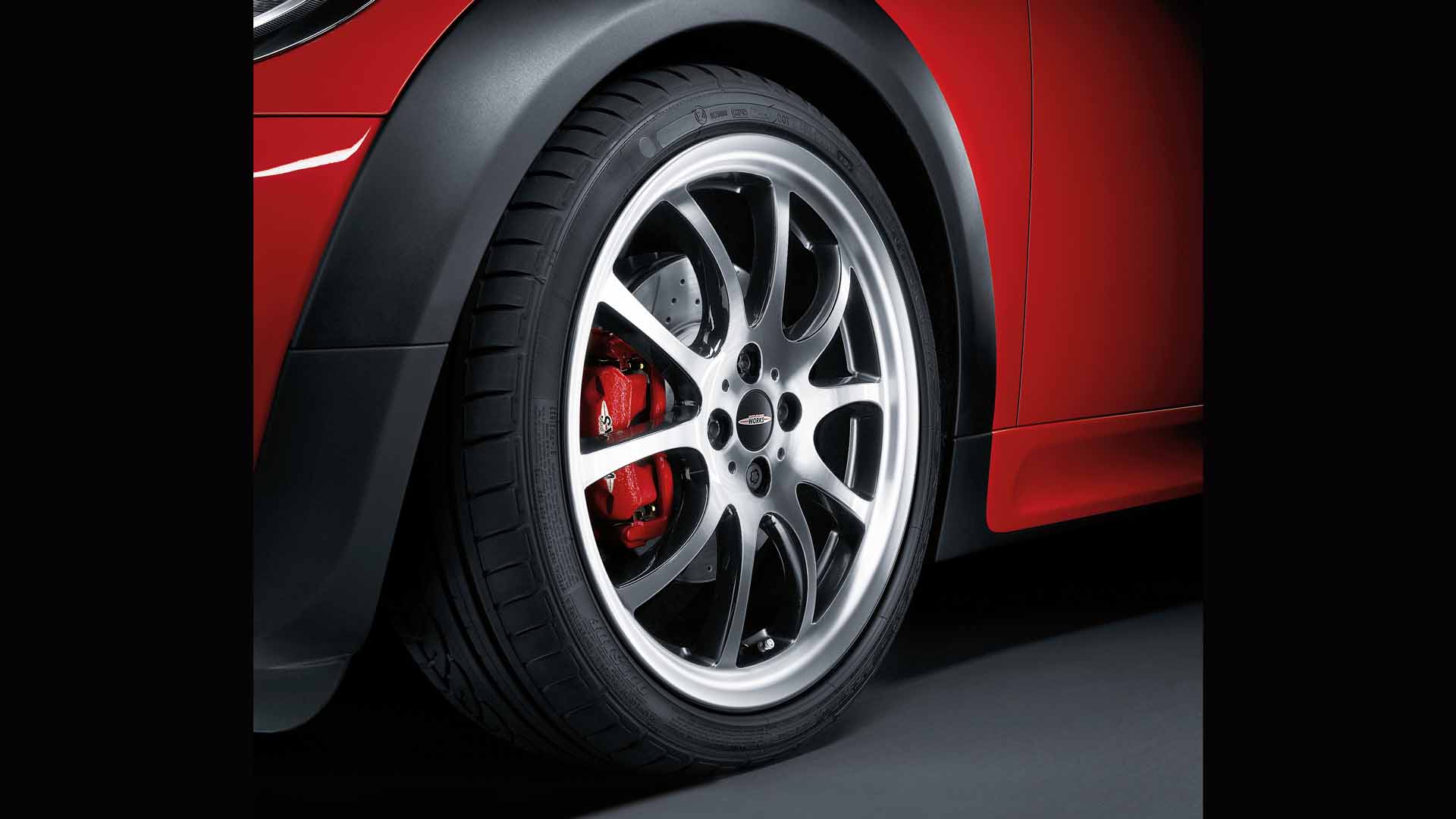 Mini R56 R105 Double Spoke R105 light alloy wheel, Burnished