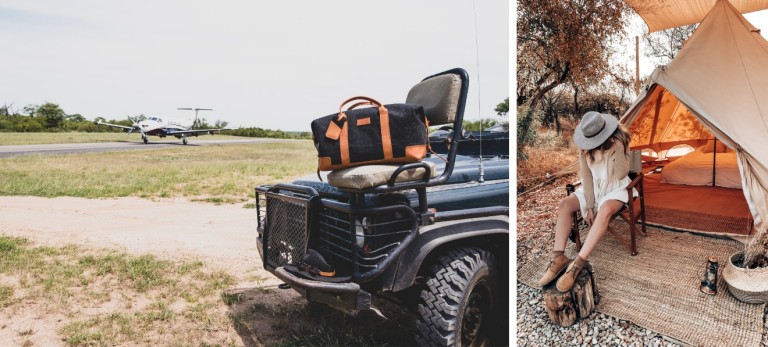 The Joinery manufactures products such as these Weekender bags and Safari Hats made from Future Felt