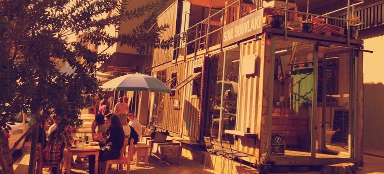 Soul Souvlaki in Maboneng is an urban food joint that Lloyd-Anthony likes to include in the music festivals he produces.