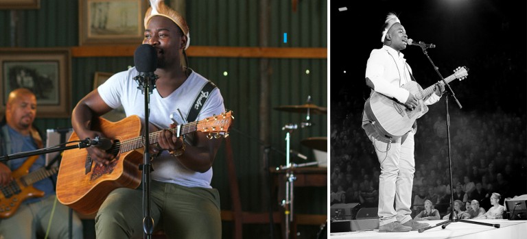 “I think the fact that I’m a black South African man singing in Afrikaans gives me a very unique vibe.” – Refentse