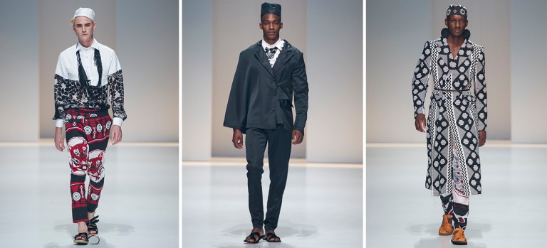 “It was an elegant and strongly influenced African aesthetic, finely balanced with an Asian flavour that is not always so easy to achieve.” – Thomas Van Dyk, art director and MINI Scouting Menswear judge