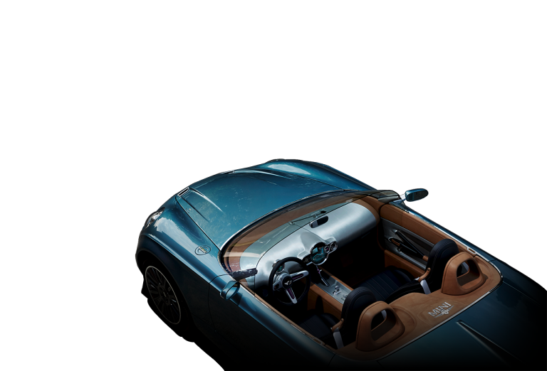 MINI Superleggera Vision top-diagonal profile